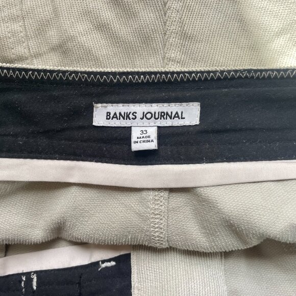 Banks Journal Men’s Corduroy Drawstring Shorts | Size 33 - Super Comfy - Picture 4 of 4